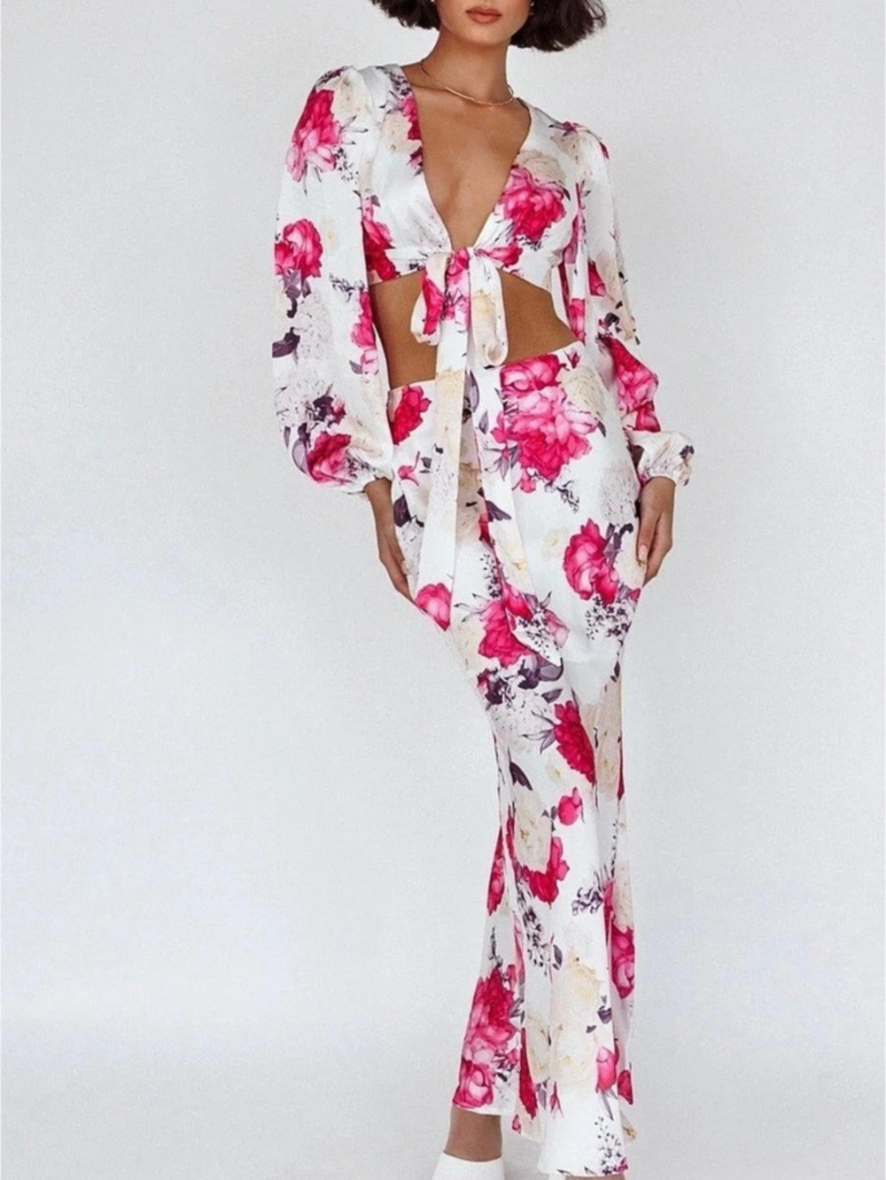 Meet Me In Fiji Maxi Skirt Floral Skirt Set
